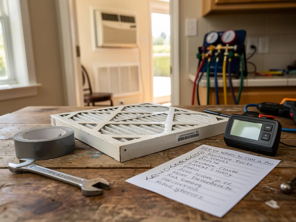DIY vs When to Call a Pro for HVAC Situations